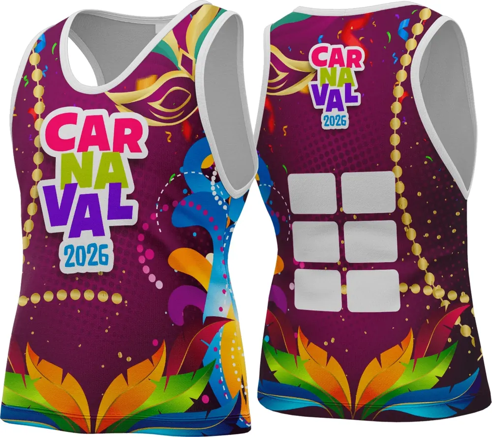 Arte Camisa Abadá Carnaval 2026 Modelo 83