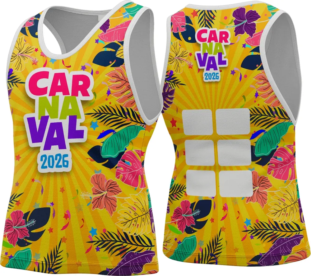 Arte Camisa Abadá Carnaval 2026 Modelo 42