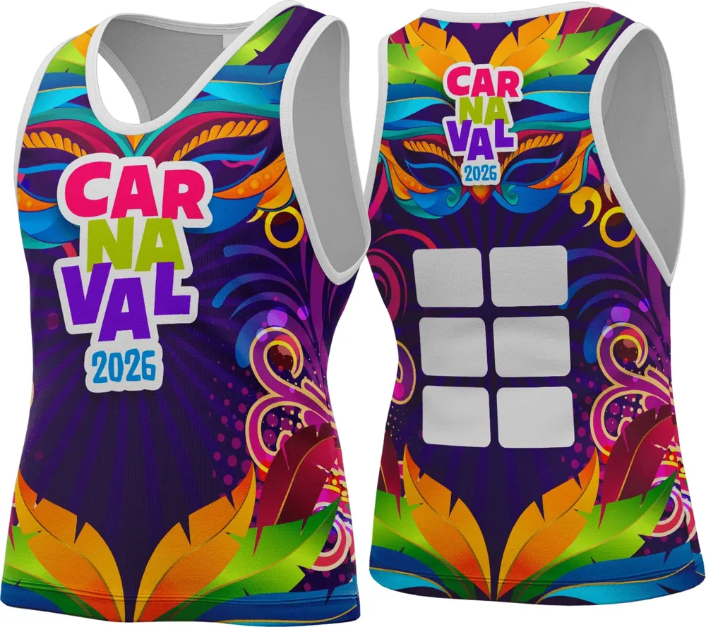 Arte Camisa Abadá Carnaval 2026 Modelo 80
