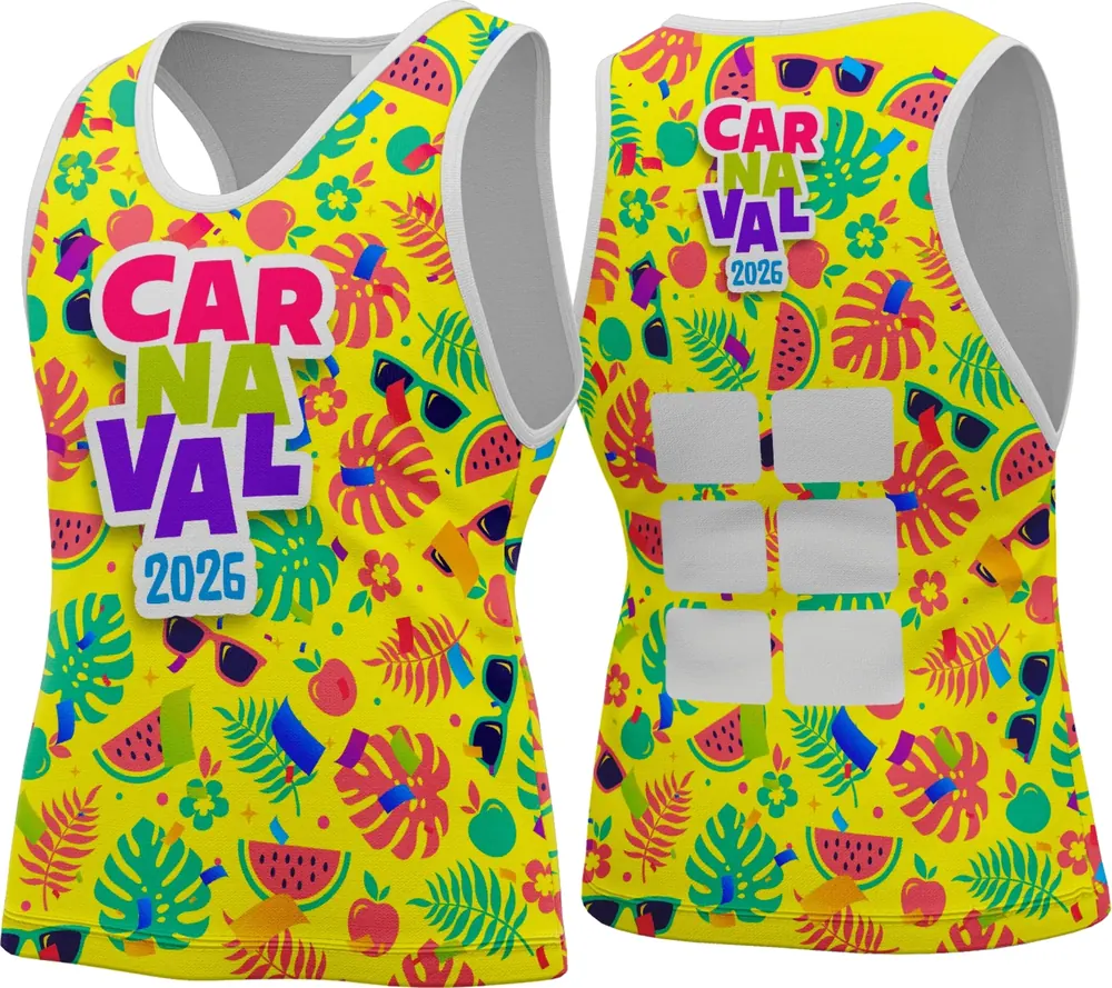Arte Camisa Abadá Carnaval 2026 Modelo 10