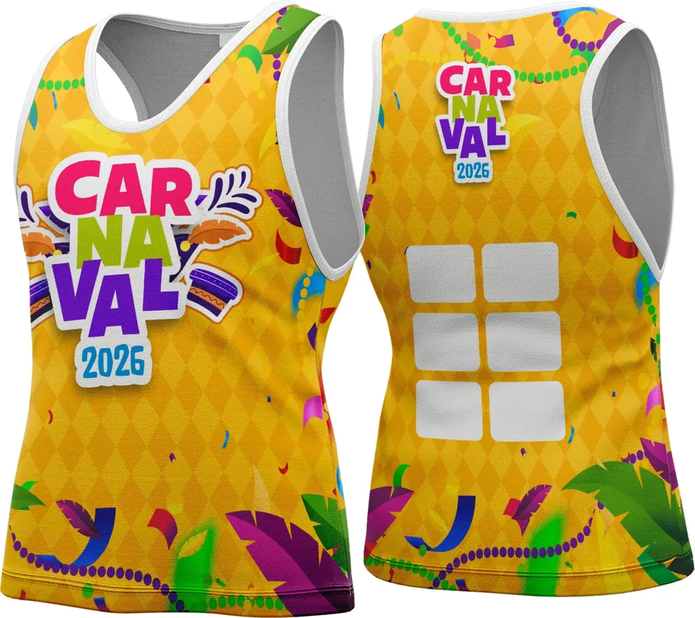 Arte Camisa Abadá Carnaval 2026 Modelo 98