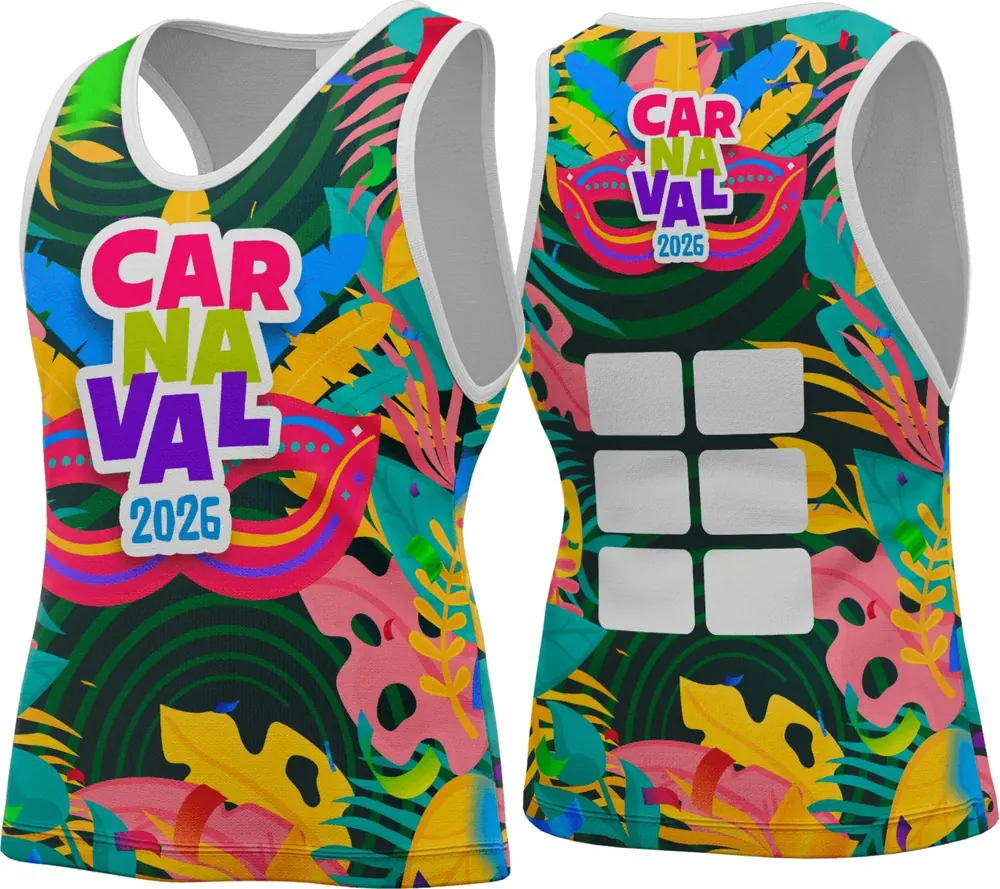 Arte Camisa Abadá Carnaval 2026 Modelo 52