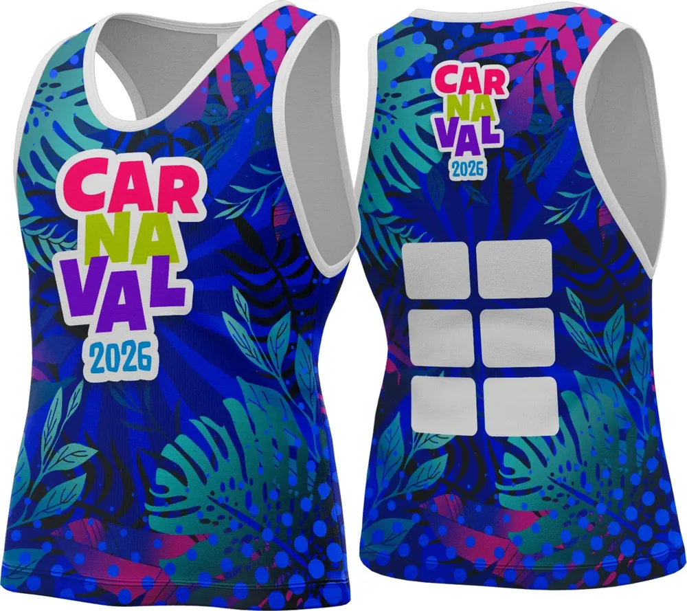 Arte Camisa Abadá Carnaval 2026 Modelo 61