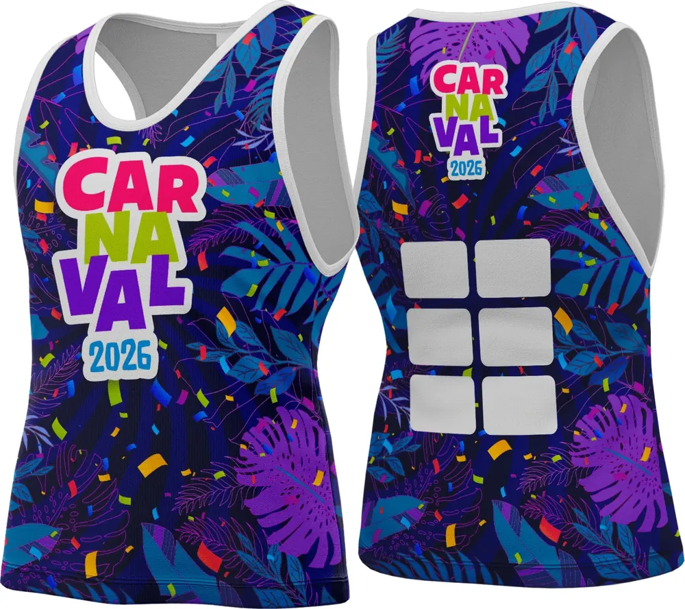Arte Camisa Abadá Carnaval 2026 Modelo 33