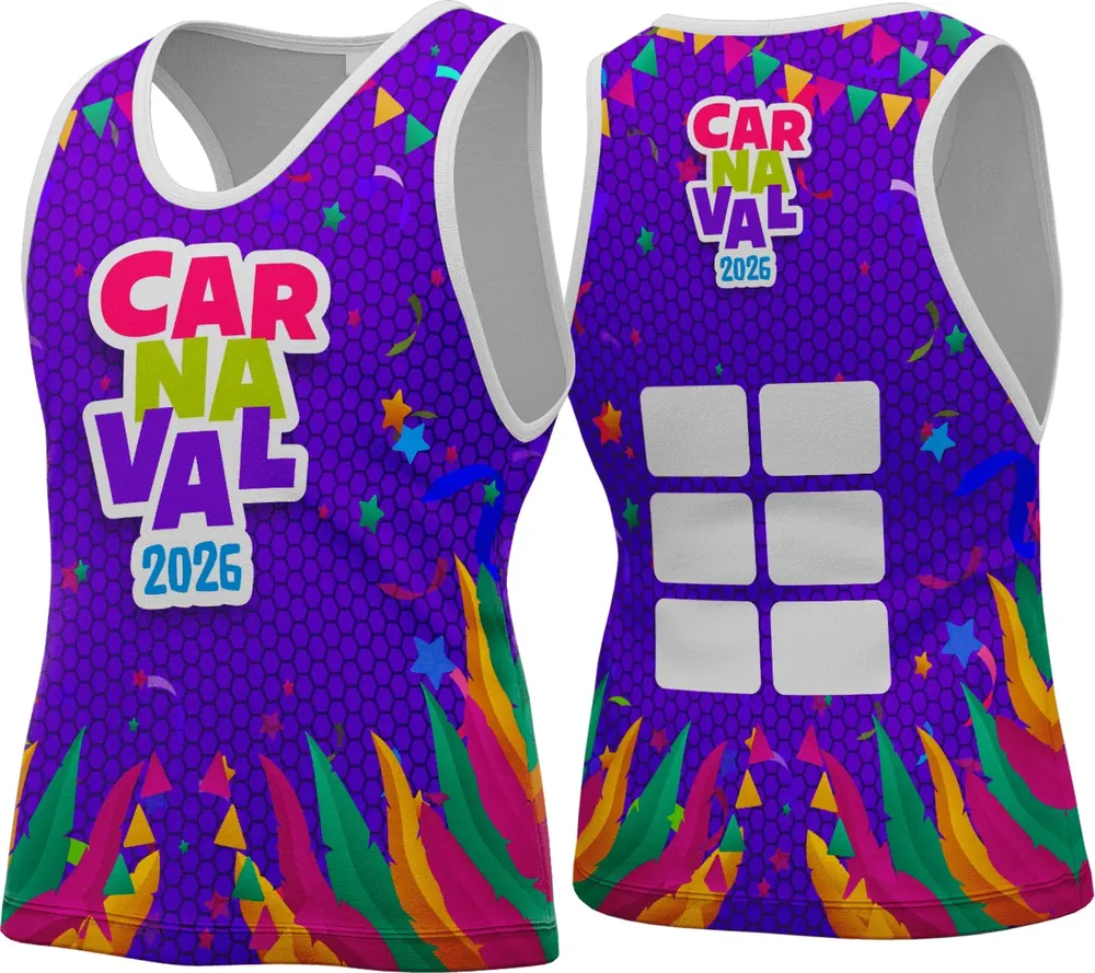 Arte Camisa Abadá Carnaval 2026 Modelo 87