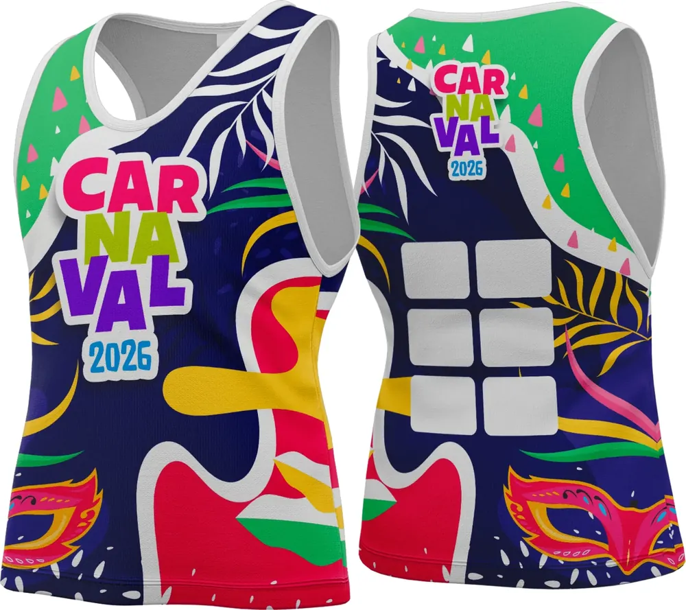 Arte Camisa Abadá Carnaval 2026 Modelo 79