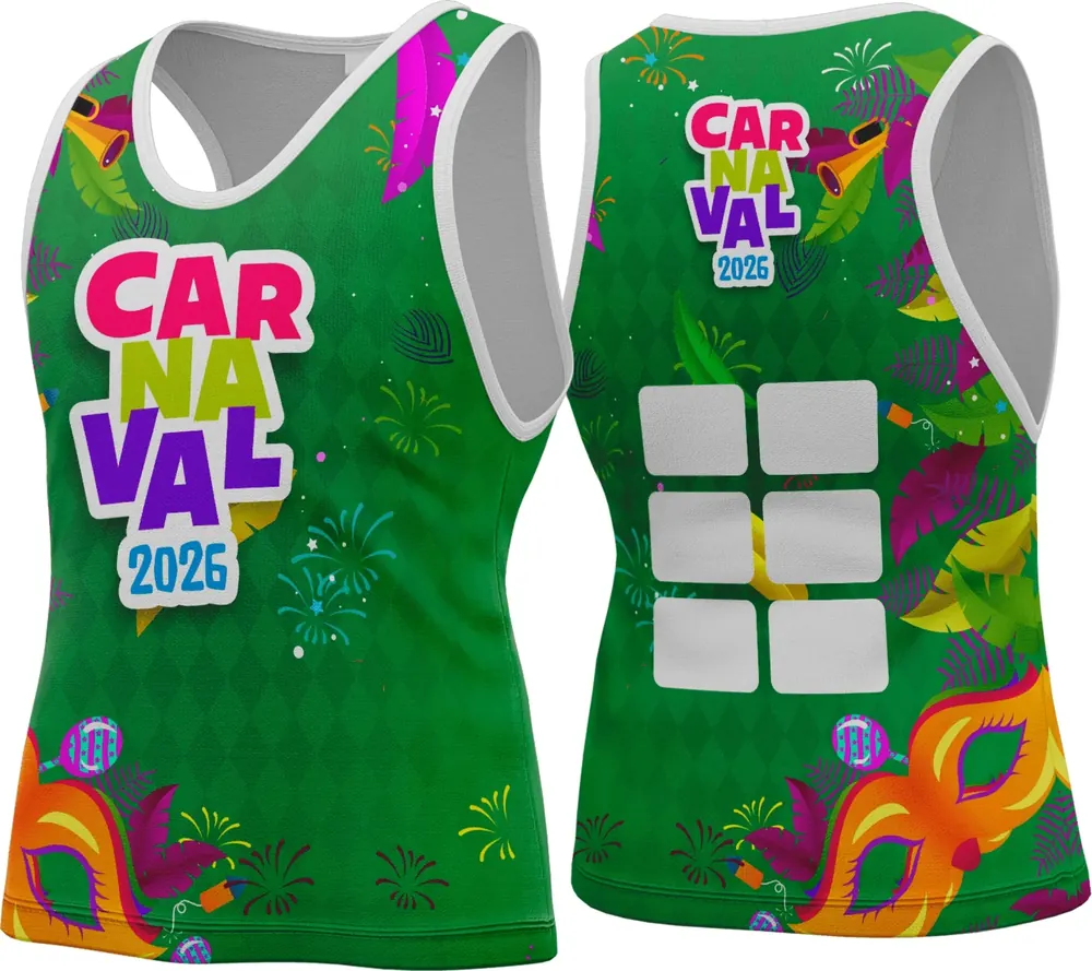 Arte Camisa Abadá Carnaval 2026 Modelo 92