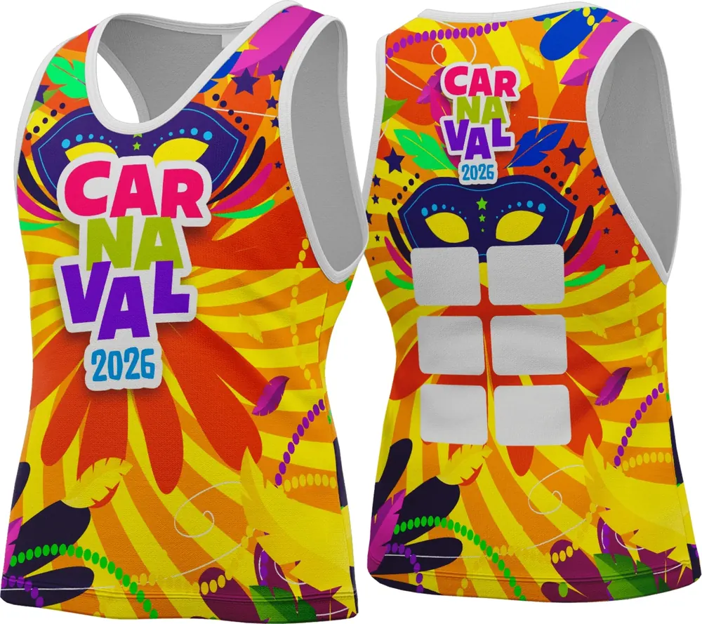 Arte Camisa Abadá Carnaval 2026 Modelo 84