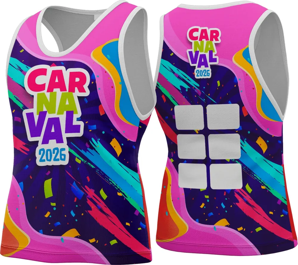 Arte Camisa Abadá Carnaval 2026 Modelo 23