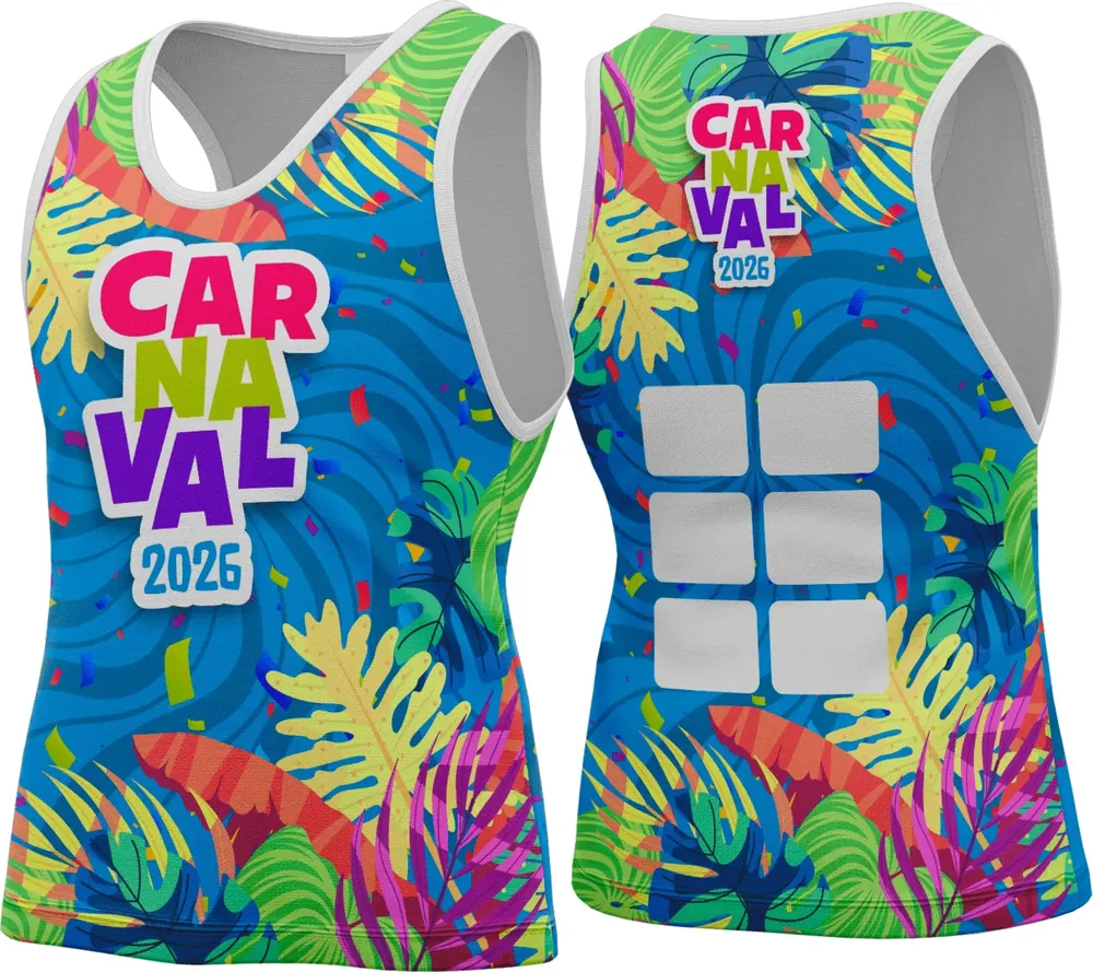 Arte Camisa Abadá Carnaval 2026 Modelo 43