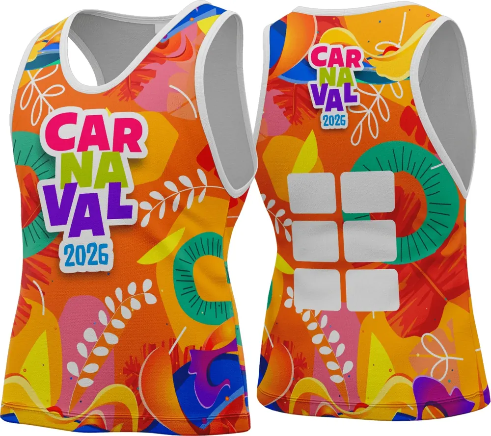 Arte Camisa Abadá Carnaval 2026 Modelo 77
