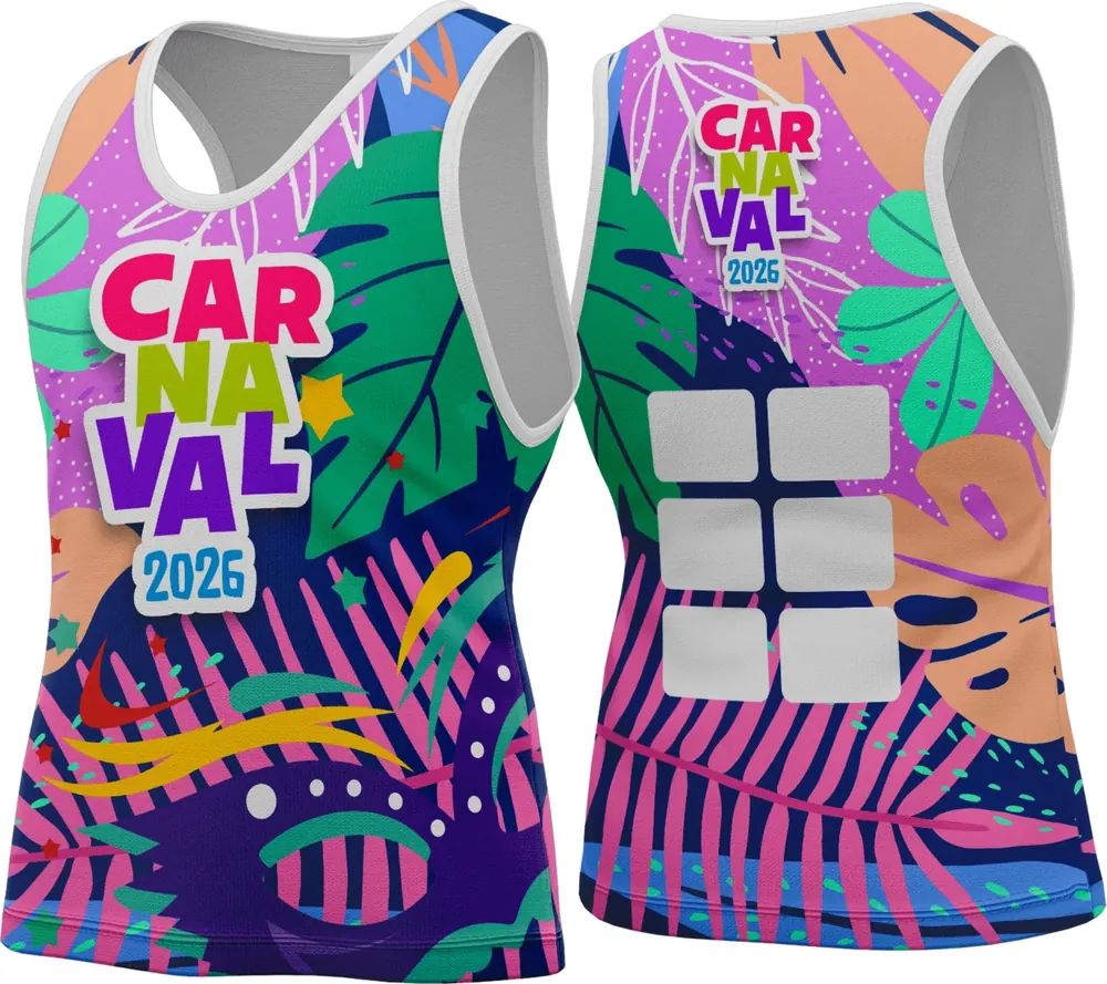 Arte Camisa Abadá Carnaval 2026 Modelo 74