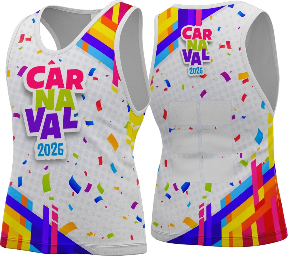 Arte Camisa Abadá Carnaval 2026 Modelo 18