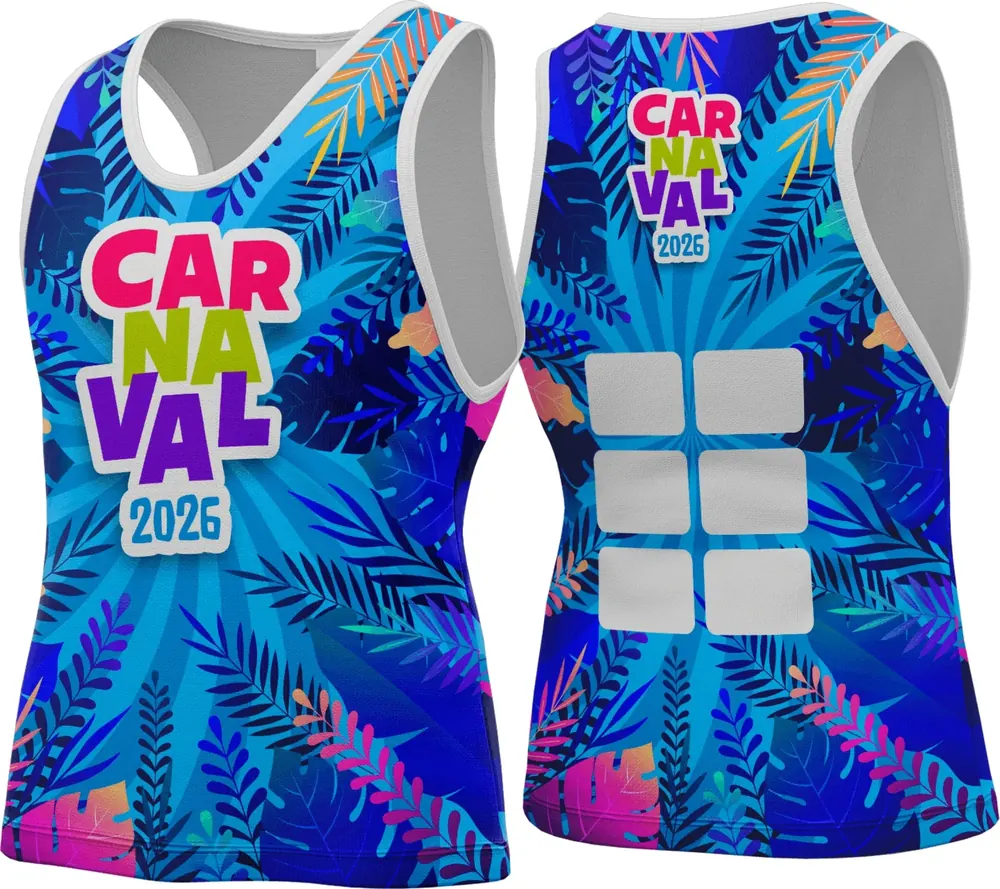 Arte Camisa Abadá Carnaval 2026 Modelo 60