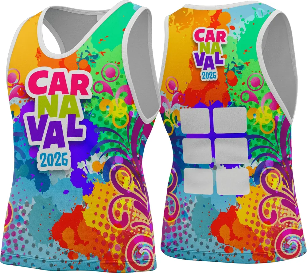 Arte Camisa Abadá Carnaval 2026 Modelo 27