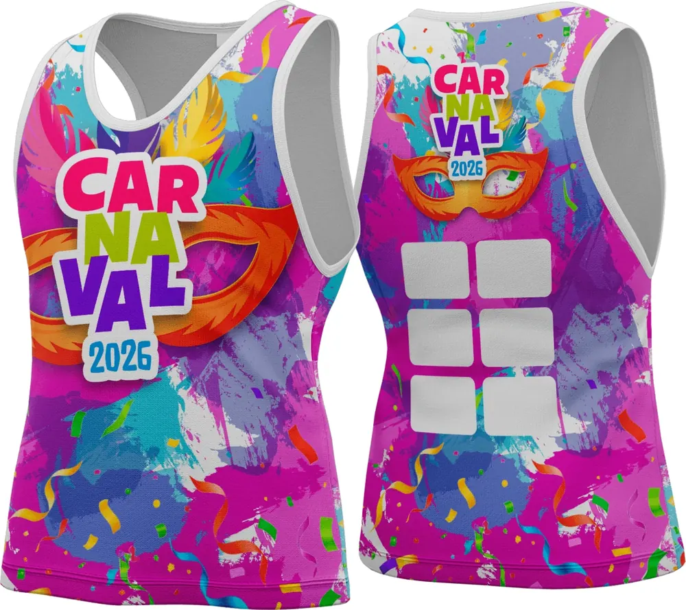Arte Camisa Abadá Carnaval 2026 Modelo 30