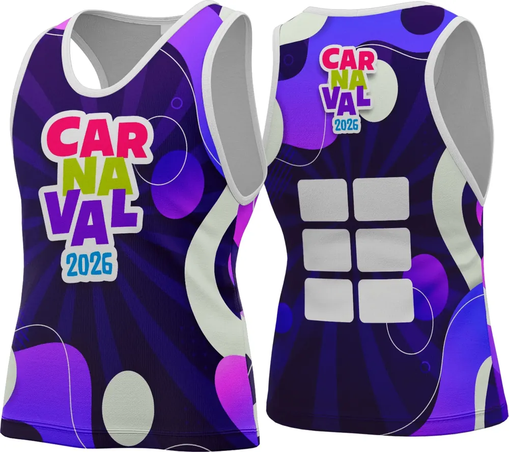 Arte Camisa Abadá Carnaval 2026 Modelo 72