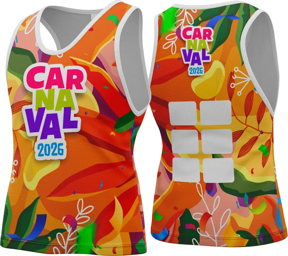 Arte Camisa Abadá Carnaval 2026 Modelo 76