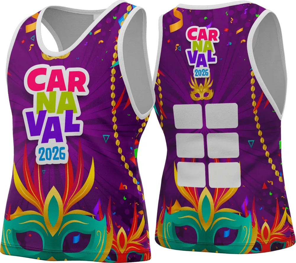Arte Camisa Abadá Carnaval 2026 Modelo 85