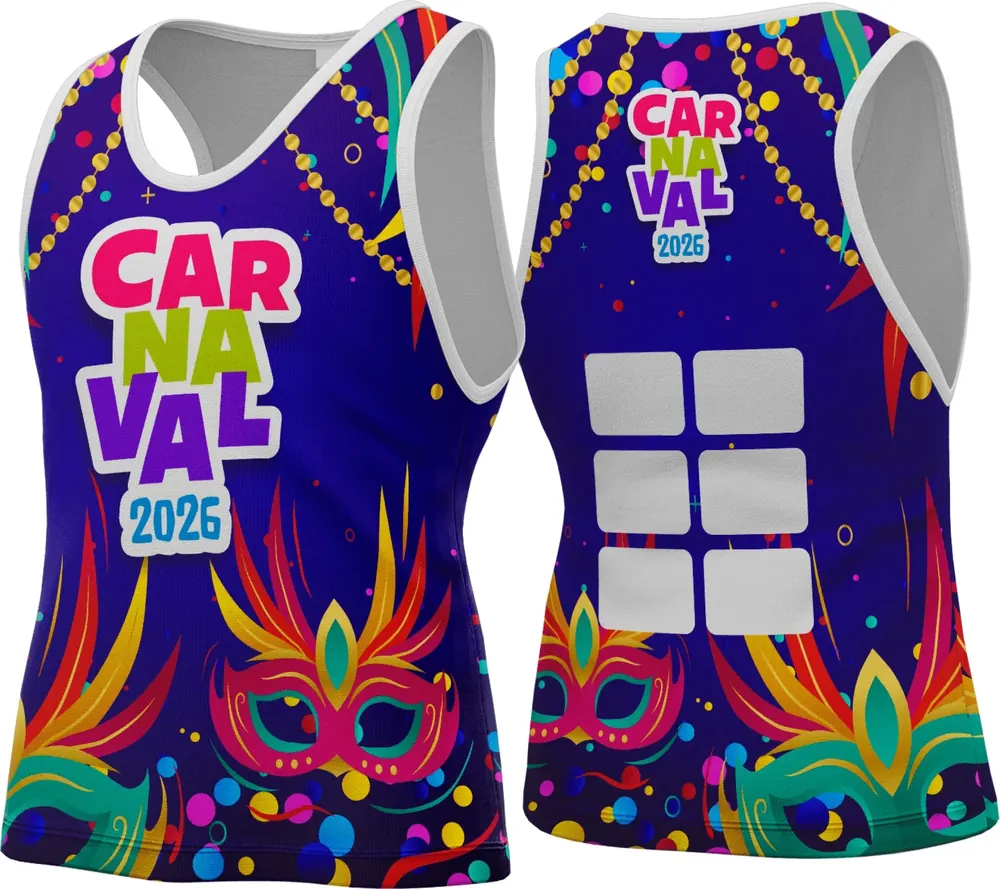 Arte Camisa Abadá Carnaval 2026 Modelo 90