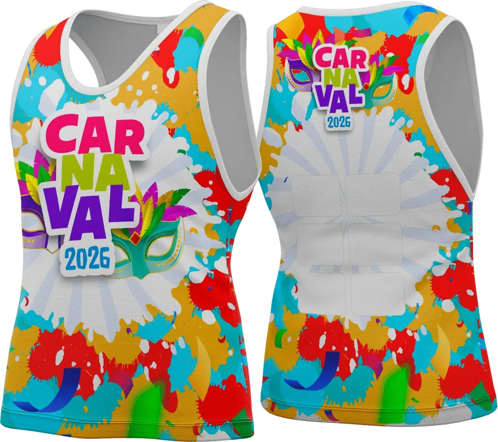 Arte Camisa Abadá Carnaval 2026 Modelo 24