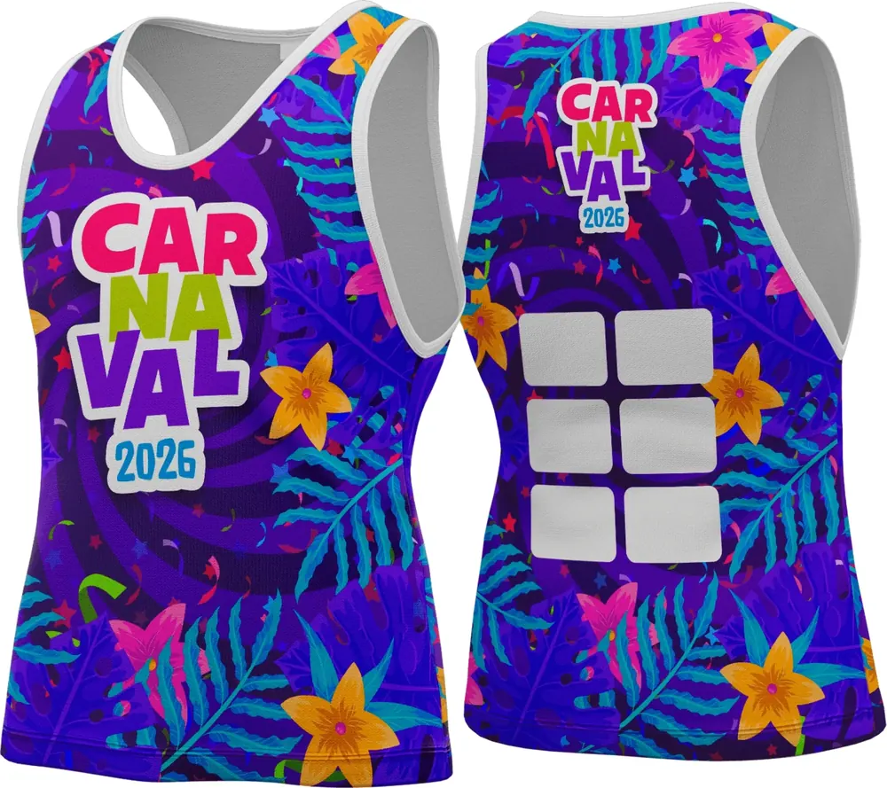 Arte Camisa Abadá Carnaval 2026 Modelo 55