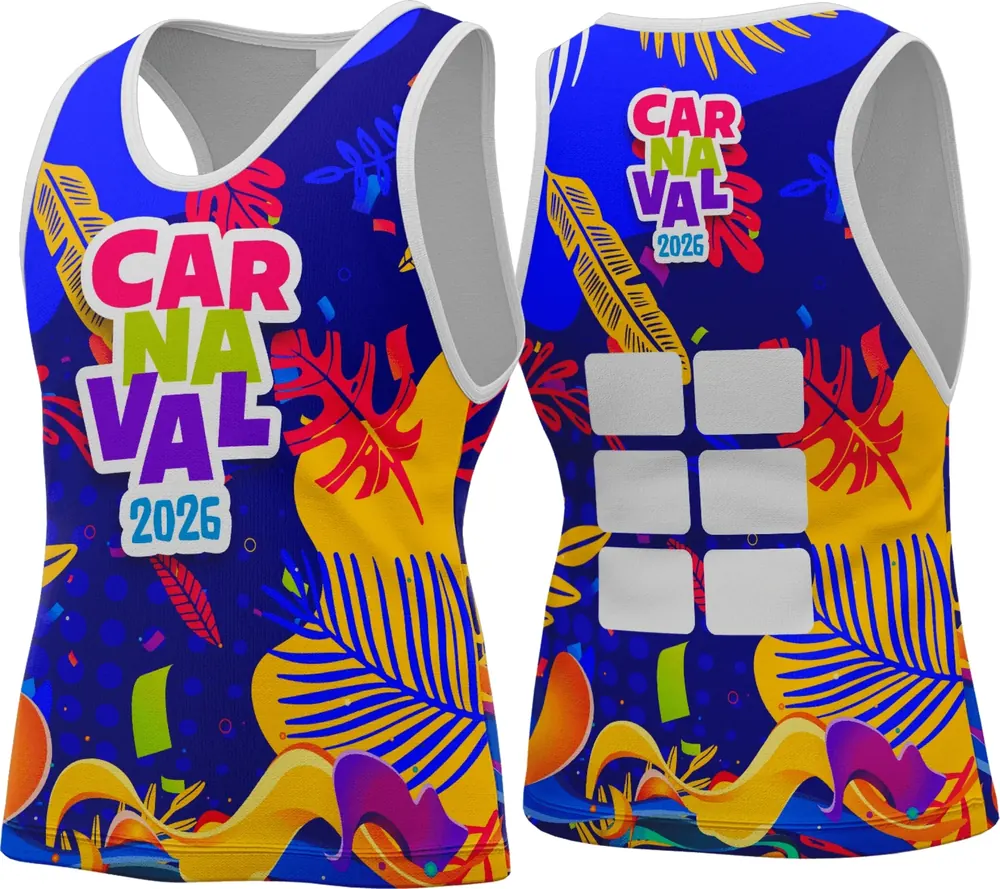 Arte Camisa Abadá Carnaval 2026 Modelo 45