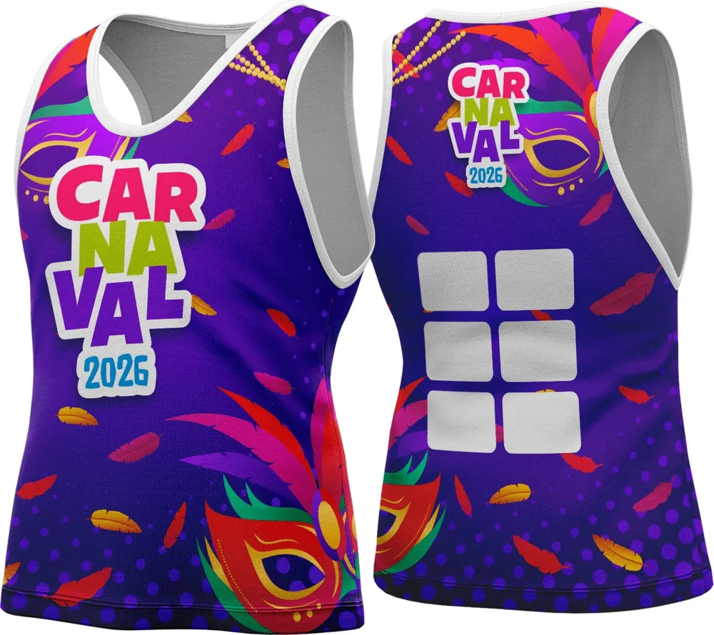 Arte Camisa Abadá Carnaval 2026 Modelo 97