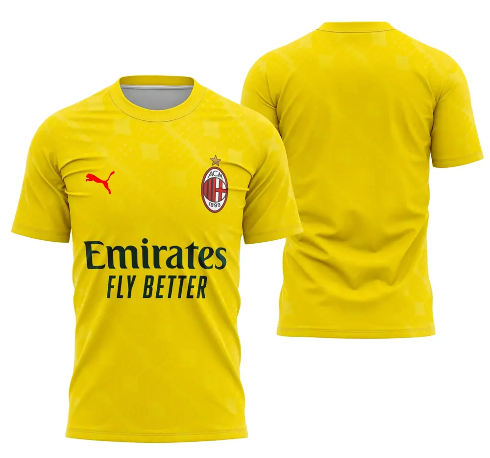 Arte Camisa AC Milan Terceiro Kit 25-26