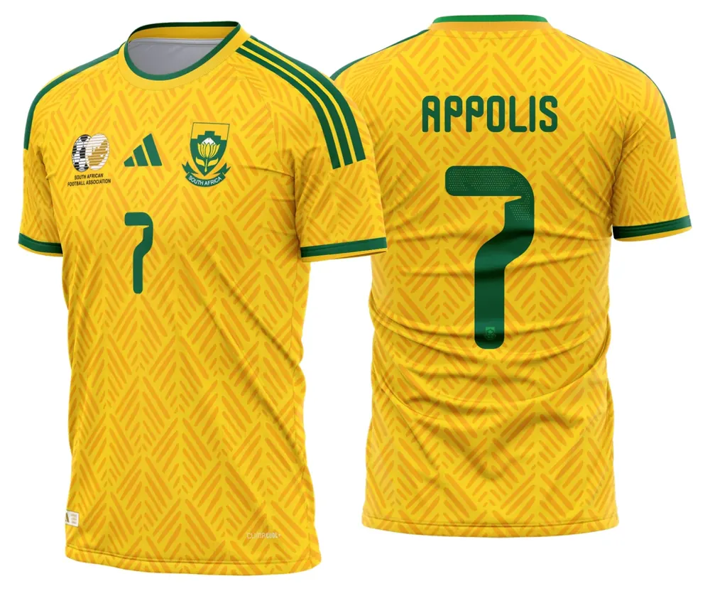 Camisa Africa do Sul Titular 2026 - 2028