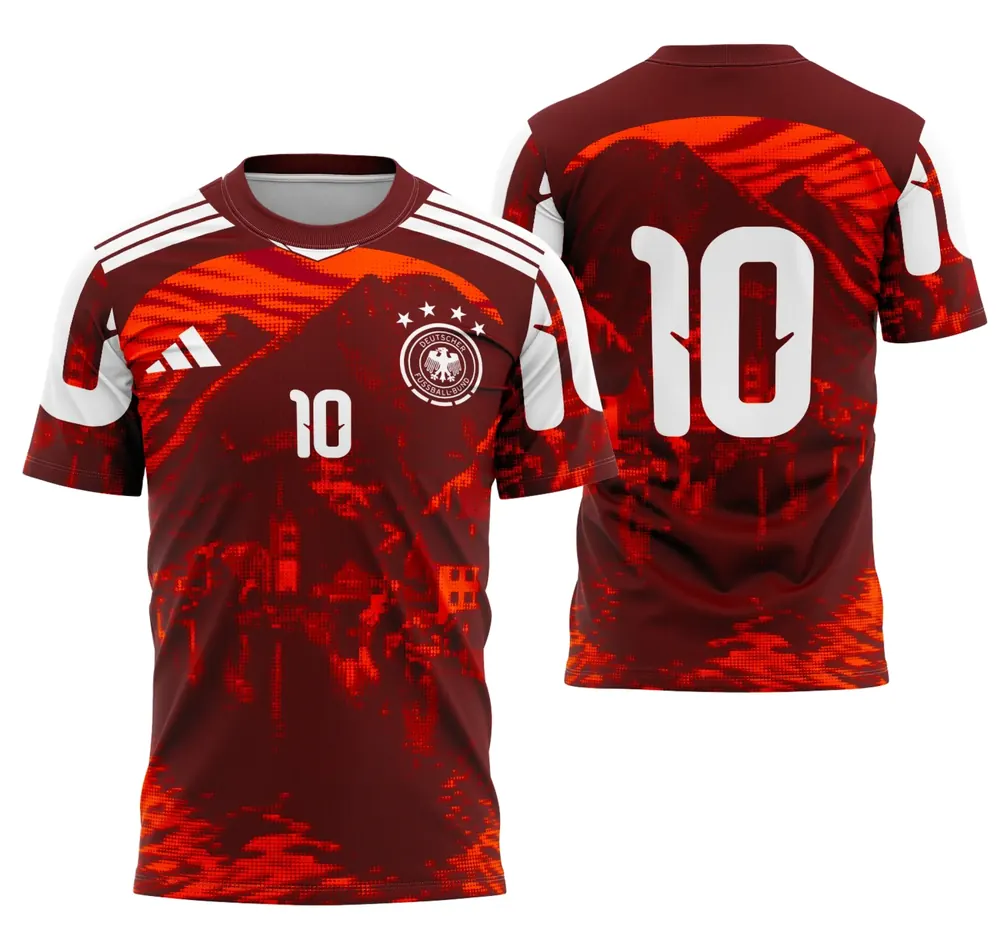 Arte Camisa Alemanha Terceiro Kit Conceito 2026