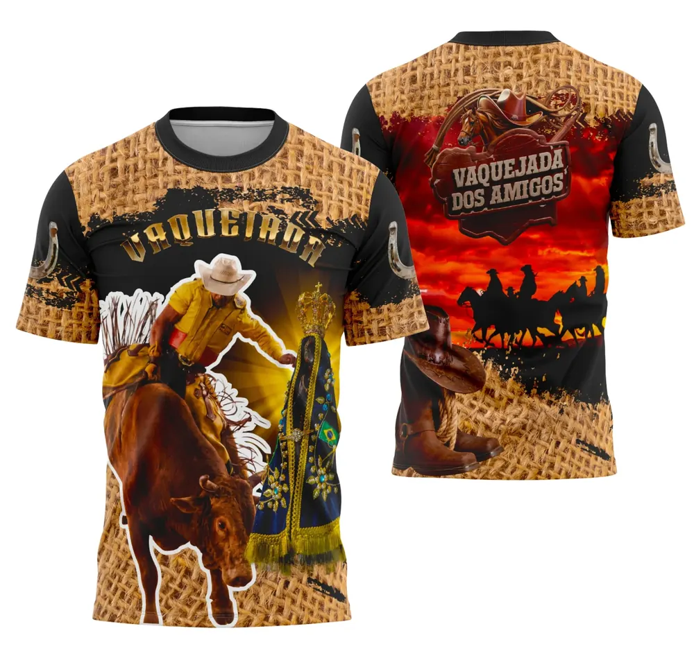 Arte Camisa Vaquejada Cavalgada Modelo 02