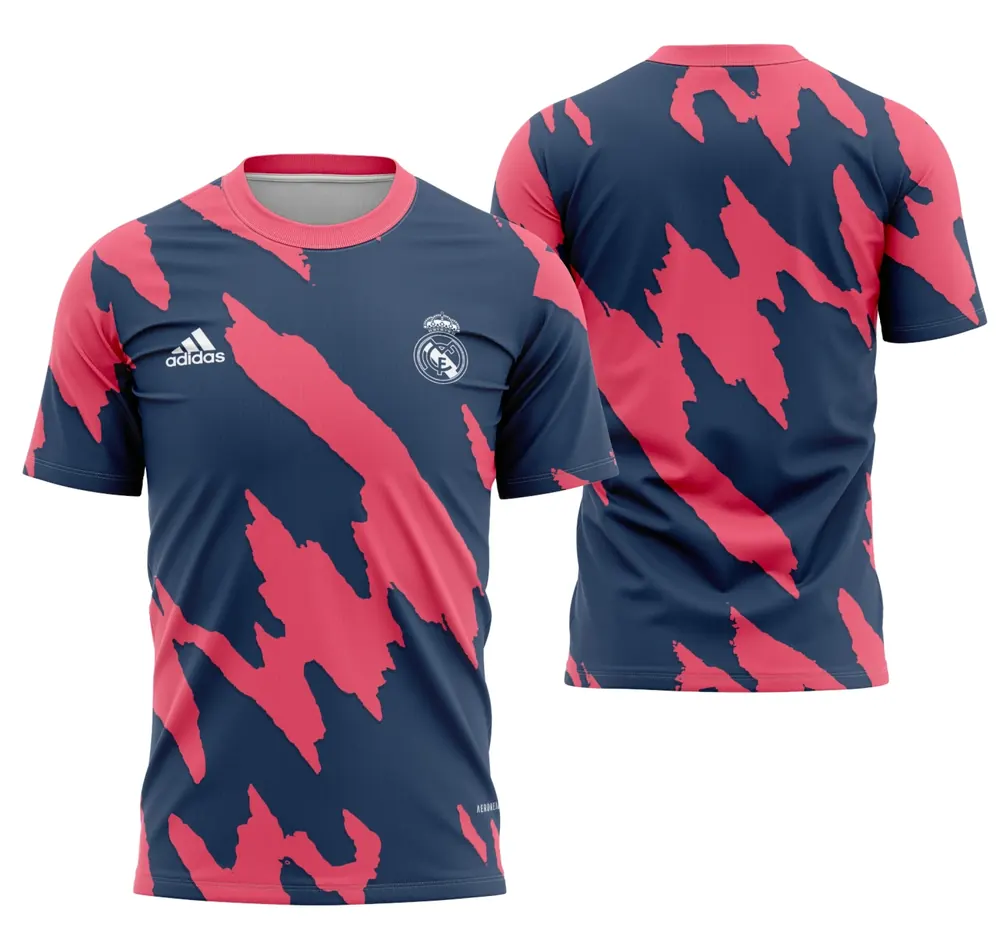 Camisa Aquecimento Do Real Madrid 2020-2021