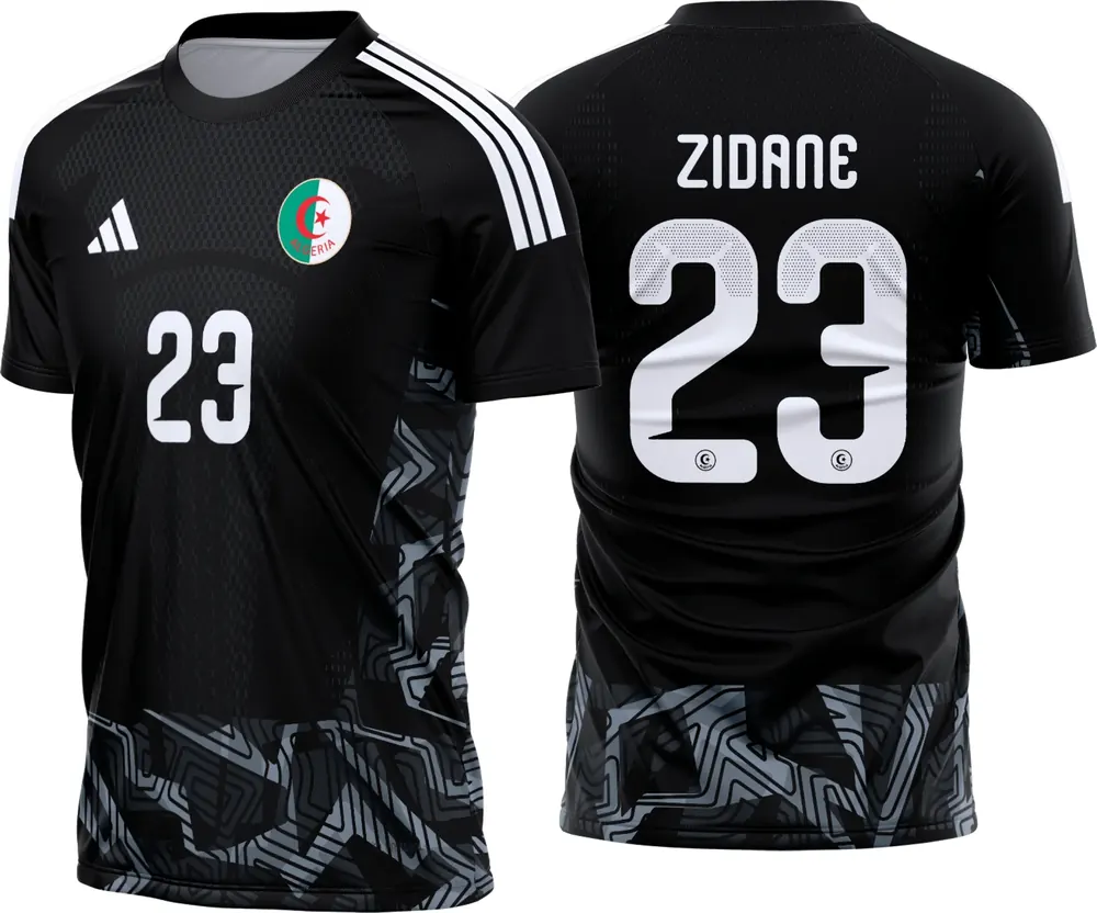 Arte Camisa Argélia Goleiro 2026 - 2028