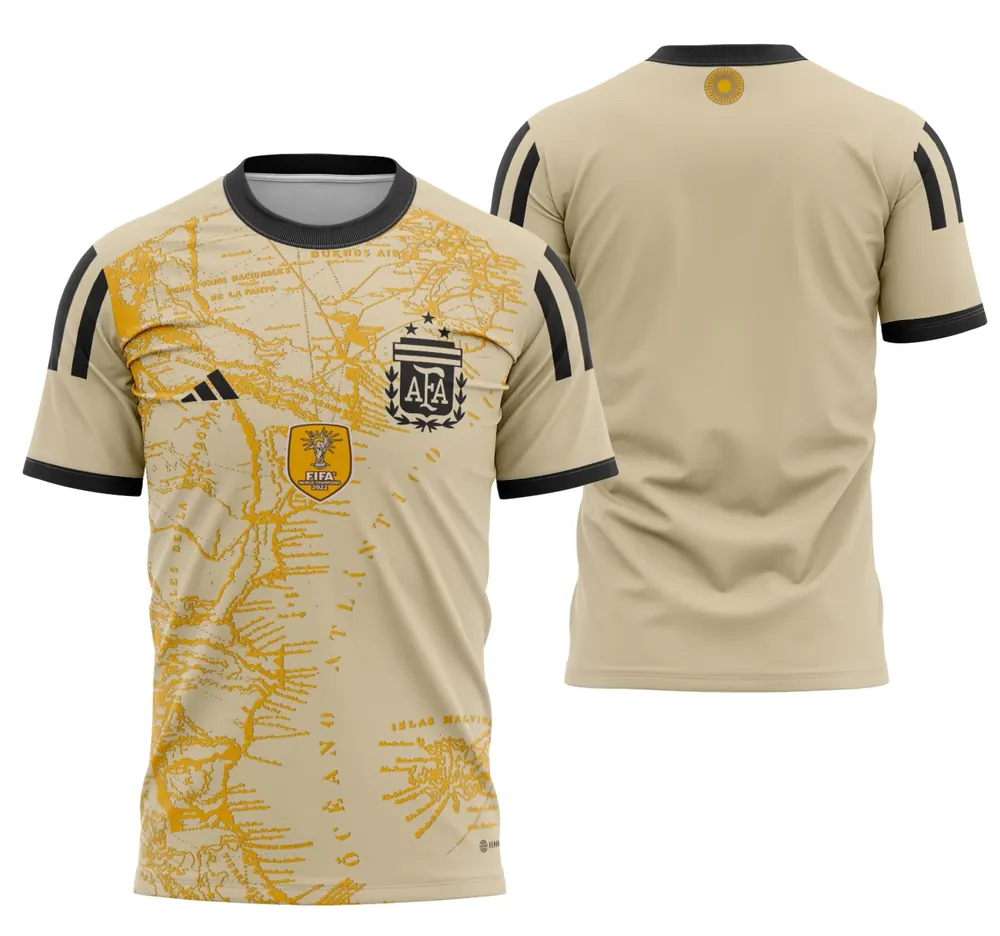 Arte Camisa Argentina Concept 2023 - Modelo 5
