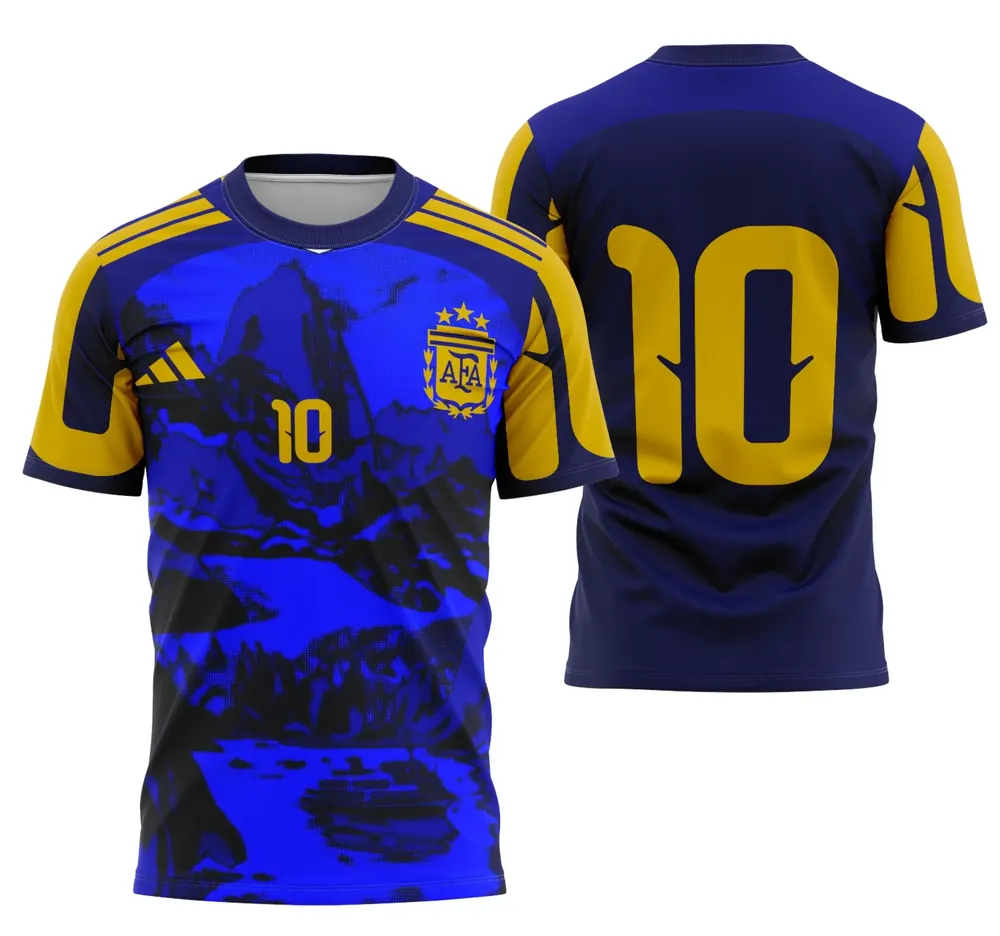 Arte Camisa Argentina Fora Kit Conceito 2026