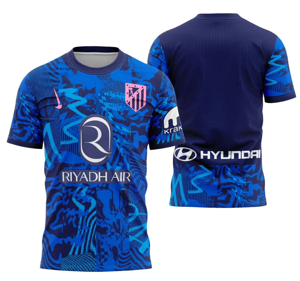 Arte Camisa Atlético De Madrid Alternativa 2024-2025
