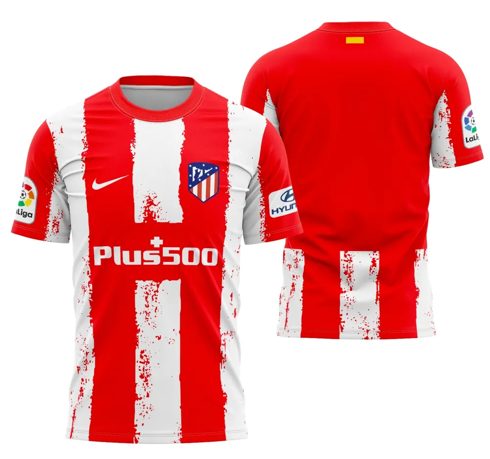 Arte Camisa Atlético De Madrid Local 2021-2022