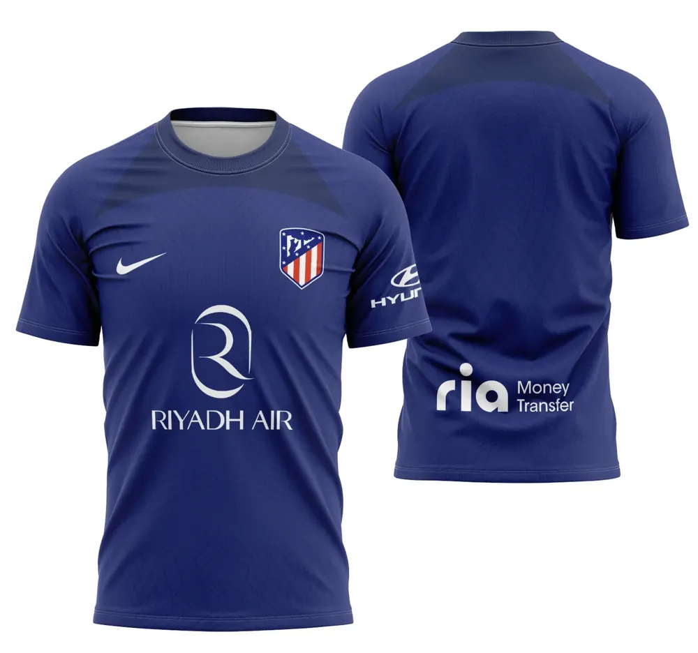 Arte Camisa Atlético De Madrid Quarto 2023-2024