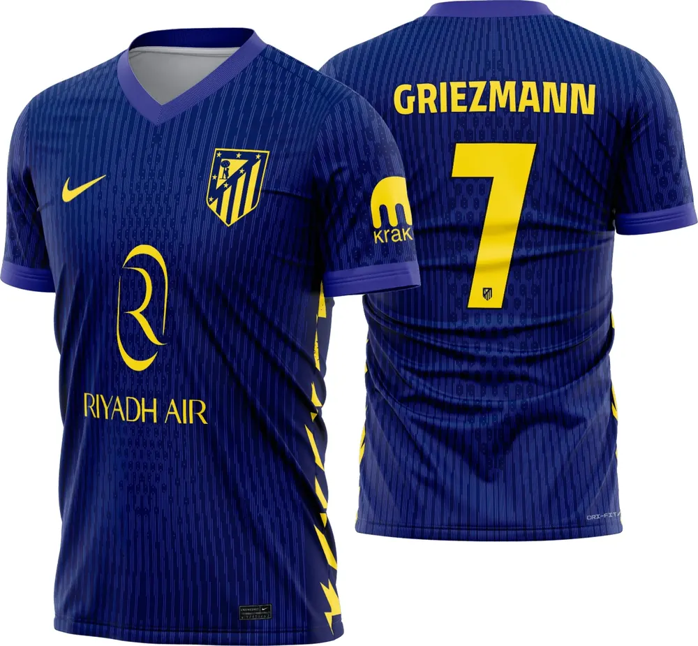 Arte Camisa Atletico de Madrid Reserva 2025-26