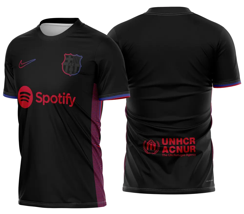 Camisa Barcelona Futebol Conceito 2024 Modelo 02
