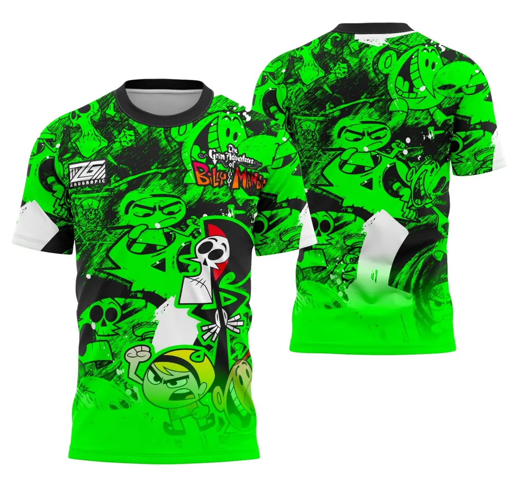 Arte Camisa Billy e Mandy Interclasse 2025