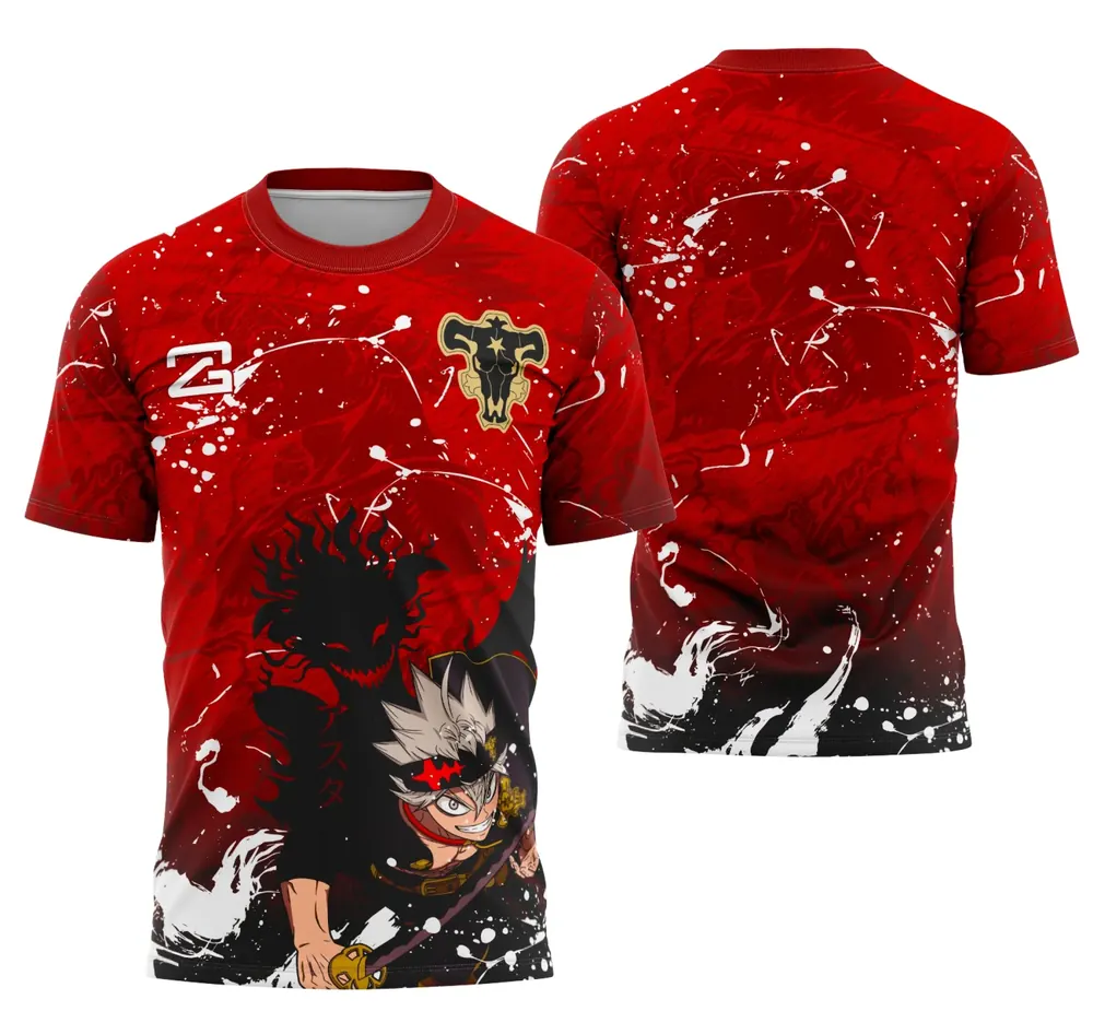 Arte Camisa Black Clover Interclasse 2025