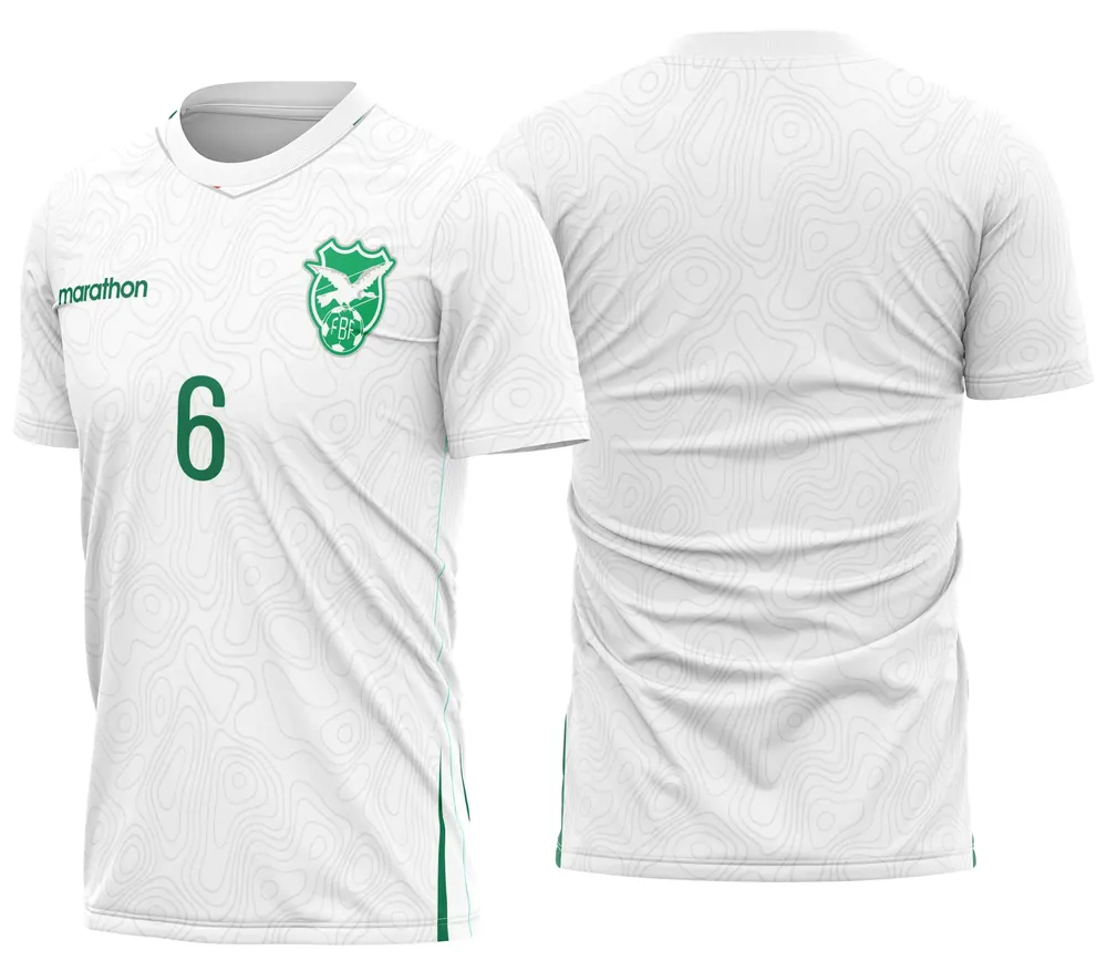 Arte Camisa Bolívia Uniforme Reserva 2026