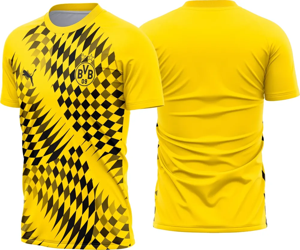 Arte Camisa Borussia Dortmund Pré-Jogo I 2023-24