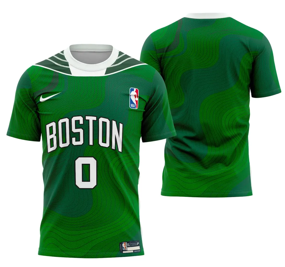 Arte Camisa Boston Celtics Casa Conceito