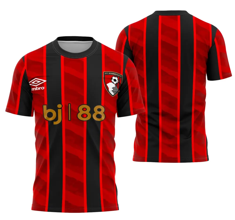 Arte Camisa Bournemouth Uniforme Principal 2025-26