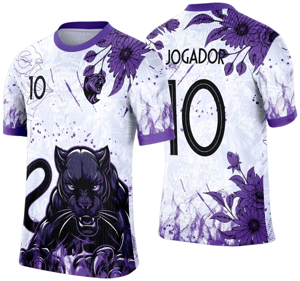 Arte Template Camisa Branca de Interclasse 2025 - Pantera Negra