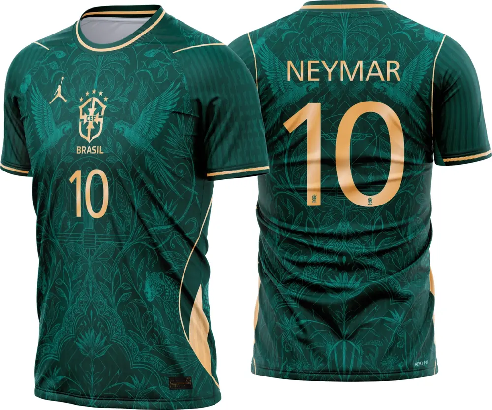 Arte Camisa Interclasse Brasil Conceito Verde