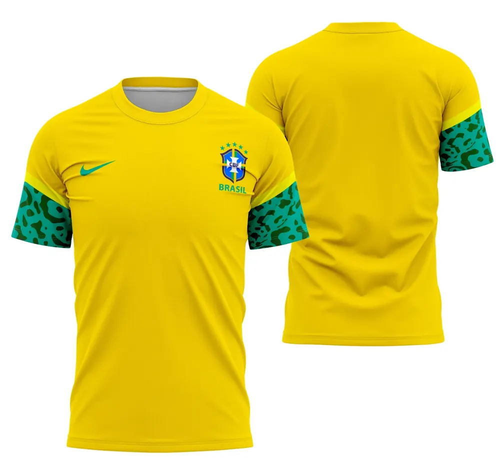 Arte Camisa Brasil Concept 2022 - Modelo 3